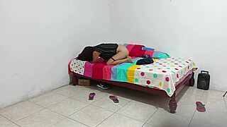 cuckold watching his curvy latina shake ass while we masturbate together?