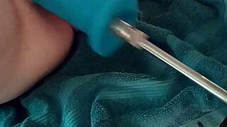 What secrets hide in her solo sex machine session?