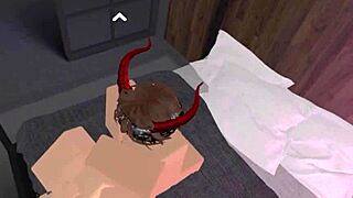 Fucking My Coworker Rose Roughly and Hard