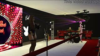 b-yonce's tight holes double penetrated in celebrity interracial group bang.