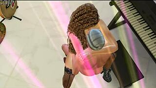 b-yonce's tight holes double penetrated in celebrity interracial group bang.