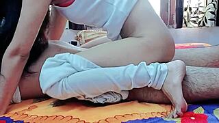 Husband Watches Pakistani Wife's Big Ass Bounced by Call Boy in Dirty Talk Roleplay HD