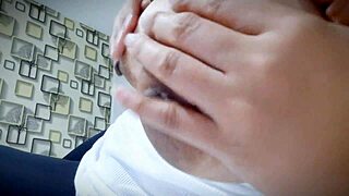 ever notice how this horny latina milf plays her big natural tits teasingly?