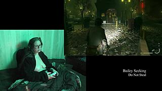 i'm naked playing alan wake 2 part 11 feels weirdly fun... ugh!!