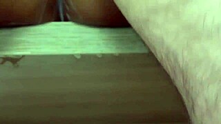 Hard fuck with my thick girl ends in squirting orgasm