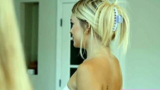 busty blonde gets rimmed and facesat by yoga instructor hairy pussy