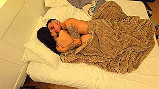 Morning Sex with My Cute Petite Colombian Girlfriend Riding My Huge Cock Moaning Loudly