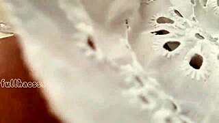 stepmom's wet panties soaked from public bus ride then big dick creampies her deep