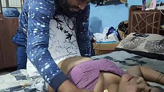 Sister-in-Law's Tight Saree Tempts Naughty Devar's Wandering Gaze Intriguingly