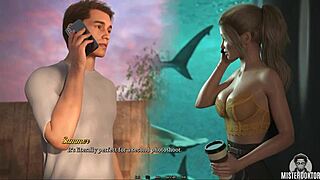 His Cock Plunges Deep in Her Dripping Tight Pussy Ride