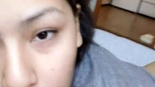 Native American Babe Deepthroats Huge Cock Swallows Massive Cumload