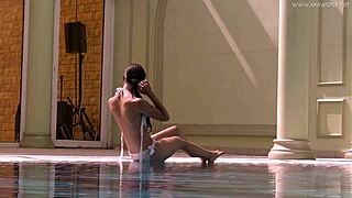 irina russaka hottest petite teen small tits underwater tease