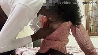 teacher and student go wild with passion he tricked her into hardcore fucking cowgirl creampie riding big cock 💦😍