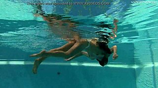 irina russaka hottest petite teen small tits underwater tease