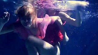 imagine lilia mihalkova natalia kupalka licking shaved pussies underwater