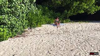 ever imagine pissing on a shocked beach babe in public then fucking her wet pussy?