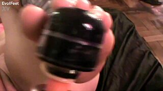 i taped your feet now foot slave!