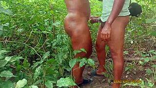 Stepsister Quickie Doggystyle During Village Festival Party Insane!