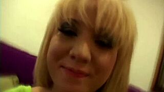 sweet blonde does pov casting then gets fucked hard