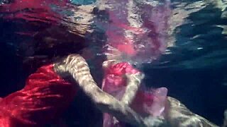 imagine lilia mihalkova natalia kupalka licking shaved pussies underwater