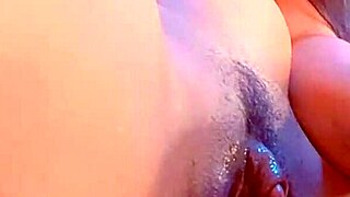 picture this curvy latina in jean shorts making you squirt on her shaved pussy pov