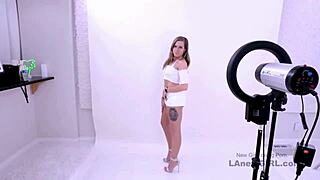 gorgeous brunette teen spreads wide for pov fuck in hot casting audition