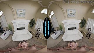 bet your wife can't ride like this babysitter with double d tits