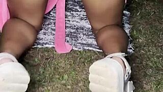 hey vicky, suck that huge black brazilian cock even harder?