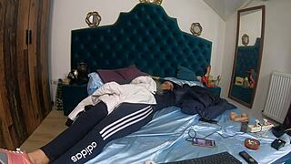 mmm watch this curvy milf dance and rub her pussy in shorts... so hot 🔥🍑