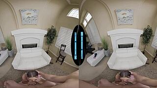 bet your wife can't ride like this babysitter with double d tits