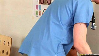 Special Pussy Exam Makes Lada Squirm!