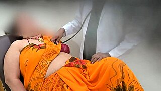 doctor examines patient but temptation leads to hot hospital hookup