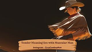 muscular bodybuilder moans through erotic orgasm sex solo