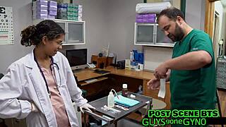 angel ramiraz spreads ass pussy in latex gloves for tampa university vibrator fingering humiliation physical exam backstage