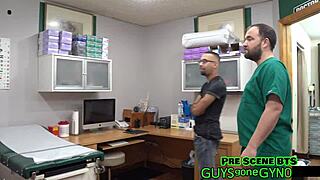 angel ramiraz spreads ass pussy in latex gloves for tampa university vibrator fingering humiliation physical exam backstage