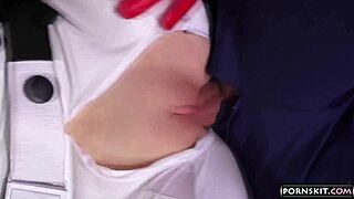 Penny Pax battles Josh Rivers in wild Avengers XXX-Men parody deepthroat sexfest