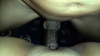 She fingers her tight ass deep before big cock creampie explosion inside