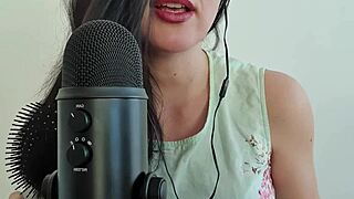 brushing my long hair then shoving it deep in my pussy asmr ughh