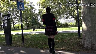 justine the cute 18yo french slut begs for rough anal in her wild casting video!