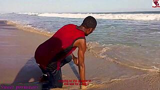 Bang that ocean goddess ebony big ass doggystyle till she moans in orgasmic pleasure!
