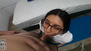 this stunning young latina teen arrives eager to fuck me deep and hard in pov casting