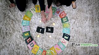 i bred my goth teen step sis asteria jade through halloween stockings nasty under spirits watch