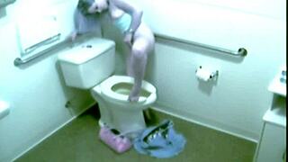 cute blonde sneaks horny fingering outdoors on hidden cam