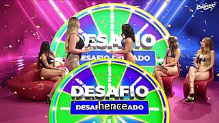 rafaela lima and friends gulp giant cock deep