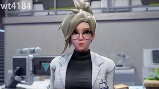 mercy takes big cock pounding until she gets fucked pregnant