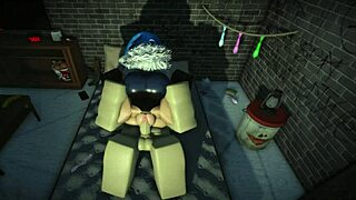 ROBLOX SLUT TAKES MONSTER COCK POUNDING AND CUMS EVERYWHERE!