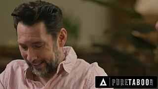 You leashed Aria Sloane? Obey stepdad's rough pussy drilling in garage or no rewards!