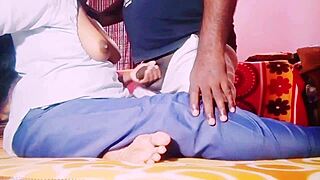 indian teen big boobs girl rides neighbor uncle cock with dirty telugu talk till orgasm