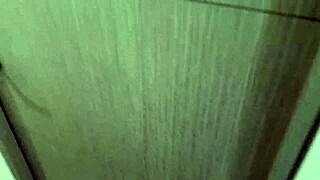 Neighbor in sexy uniform lets me in after i'm stuck sees her big natural tits and rides me hard.