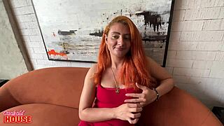 Hubby watches insatiable wife take bent over anal in cuckold house closeup